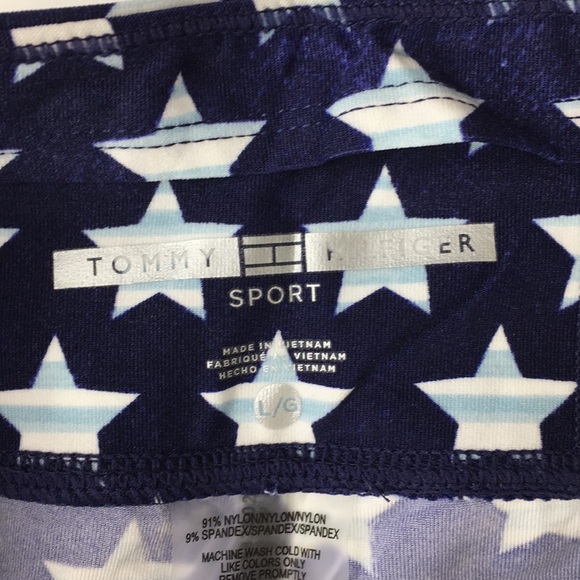 Tommy Hilfiger Sport USA Flag Capri Leggings - Picture 12 of 14
